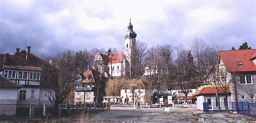 Panorama Polanicy z kocioem