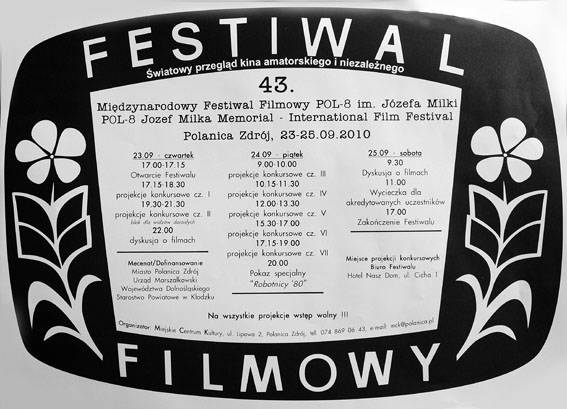 plakat 43. festiwalu Pol-8